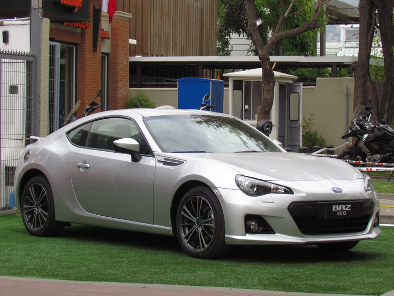 A Subaru BRZ sports coupe, the platform shared with the Toyota 86/GR86 that the FA20 and FA24 turbo kits are built for